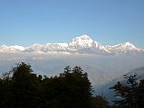 02 Dhaulagiri Himal and Tukuche Peak Just After Leaving Ghorepani On Trek To Chomrong 